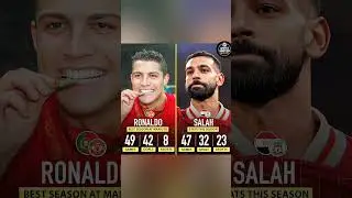 🥶🔥Ronaldo&rsquo;s INSANE 42-Goal Season vs Salah&rsquo;s 32G/23A! Who Was Better? 🤯🔥#ronaldo #mosalah #football