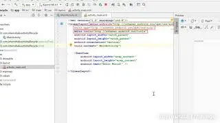 Use of layout in xml
