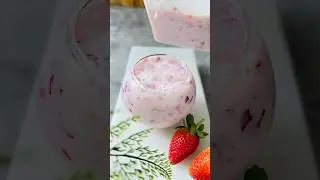 Refreshing sago strawberry drink✨ #recipe #ramadan #drink #sagodrink #strawberry #iftar #iftardrink