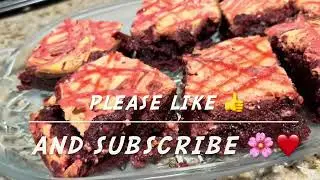 RED VELVET CHEESECAKE SWIRL BROWNIES HOMEMADE, Melt-in-your-mouth, Easy, Most Unbelievable Tasting