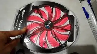 Кулер AeroCool Silent Master 200mm Red Led Fan - Большой кулер с красной подсветкой.
