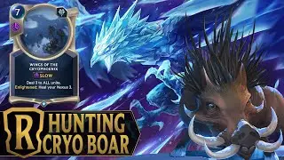 Hunting Cryo Boar - New Zombie Anivia Deck - Legends of Runeterra Worldwalker Gameplay