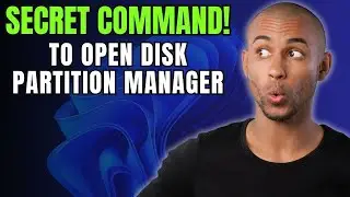 Secret RUN Command to Open Disk Partition Manager on Windows 10 or 11