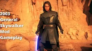 Star Wars Battlefront II - 2003 General Skywalker Mod Gameplay