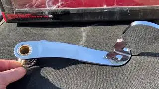 Kuryakyn 9672 Harley Davidson brake pedal extended ergonomic touring fatboy models Custom Cruisers