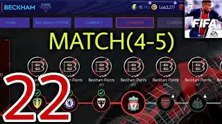 FIFA 21 Mobile | BECKHAM - CAREER 2 - Part (4-5) |  FIFA Mobile 21 Gameplay 12 | HZ Gamer