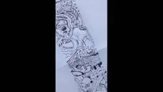 Sketch of Snowboard Art Design by freaksoffashion.com #snowboarddesign