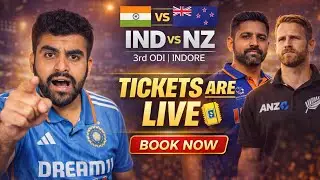 India vs New Zealand 3rd ODI Indore | Tickets LIVE Now | Book Now, Price & How to Book