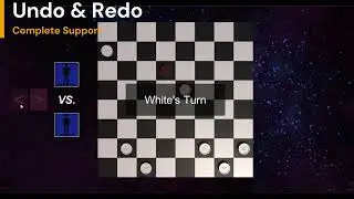 Checkers Engine & AI - Undo & Redo Support