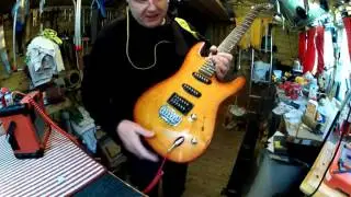 Ibanez SA series electric guitar set up