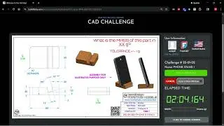 FreeCAD - TooTallToby - CHALLENGE # 25 01 02 - PHONE STAND 1