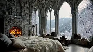 Behind the Frosted Arches , Snowfall, Distant Thunder & Hearthlight (3 Hours)