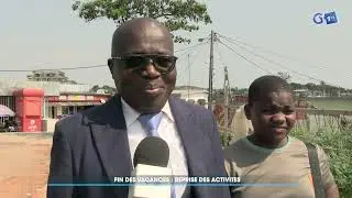 Fin des vacances: reprise des activit&eacute;s.
