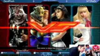 7th Tekken Local Rank DevilPooH(Kings) vs Razx(Jun/Lili)