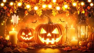 Relaxing Halloween Music 🎃 Halloween Jack-O'-Lanterns 👻 Spooky Halloween Sounds, Halloween Ambience