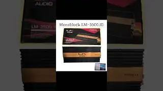 MONOBLOCK LM AUDIO 3500.1D