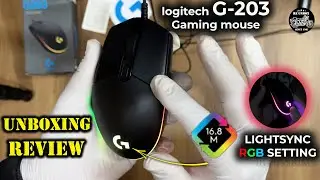 Logitech G203 Mouse Unboxing and light sync review | Best Budget Gaming Mouse for Long term use