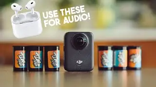 DJI Osmo 360 for Camera POV and Vlog Style Content With 2 Channel Wireless Audio