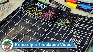July 2025 Fireworks Journal Design Theme