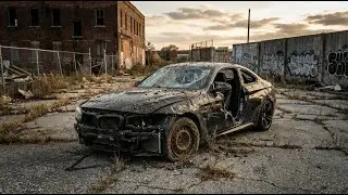 ASMR Car Restoration &mdash; Full Rebuild of BMW M4 from Abandoned Condition to Looking New