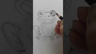 #frog #lineart #sitting #myart #drawing #follow #like #share #pencilart #charcoalart #animalart