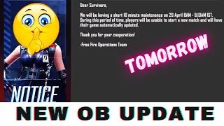 NEW MAINTENANCE UPDATE IN FREE FIRE 💥