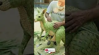 You Won&rsquo;t Believe What This Old Man Made From Leaves! 😲🌿