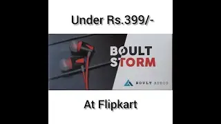 🔥amazing🔥Under ₹ 399/-- Earphone🔥Unboxing Video Boult Audio BassBuds Strom [Wired Headphone]