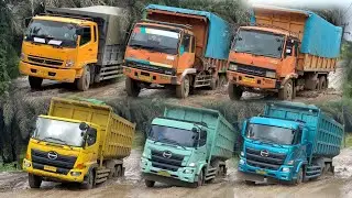Yang Kalian Mau ‼️ Fuso Fighter, Fuso 6x4HD & Hino 500 Adu Skill Buktikan Siapa Yang Terbaik