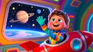 Flying Rocket Numbers Song 🚀 | Fun Baby Songs & Nursery Rhymes for Kids | rocket counting song