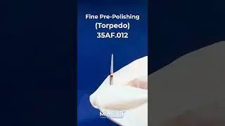 Fine Grit Pre-Polishing Torpedo Bur | Diamond Dental Bur