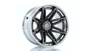 Fuel Off-Road Brawl FC401 - 22X12 - Platinum With Chrome Lip