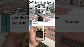 How noisy if you live 15 meters away from trains ? #shorts #apartment #noise #tokyo