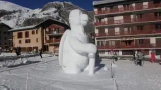 34th Snow sculpture contest - Valloire, France 2017.