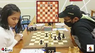 Is this the right way to claim a three-fold repetition | Divya vs Aditya Samant | Dubai Open 2022