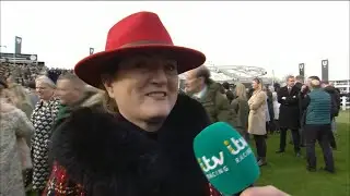 Rachael Blackmore's mam, Eimir, after her daughter's second Champion Hurdle win!