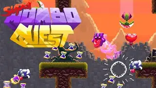 Super Mombo Quest - Full Demo Gameplay | Upcoming Fast-paced Precision Platformer