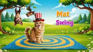 Fun English rhymes for kids, Cat, Hat, Bat, Mat!