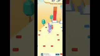 Bridge race part 1# shorts#bridge race #gaming