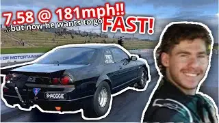 BARRA powered R33 Skyline now aiming for 6 SECONDS! - Jayden 