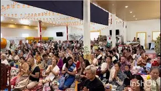 ພິທີຕັກບາດບຸນພຣະເວດ_ Festival in Lao temple, E Bethel, MN 06/22/2025