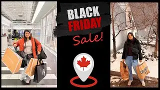 Vlog 54 || Black Friday Shopping in Canada 🇨🇦🛍️ | Winter Series | Vaughan Mills