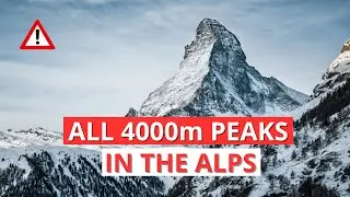 All 4000m Peaks in the Alps 🏔️ | Highest Mountains of Europe
