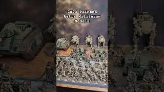 All of the Astra Militarum models I completed in 2023 #warhammer #astramilitarum #cadia #painting