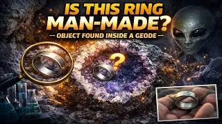 Is This Ring Man Made Object Found Inside a Geode