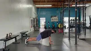 Knee tuck to Modified Push Up