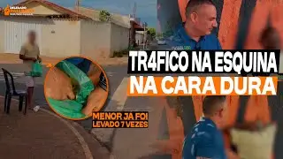 MENOR COM SETE PRIS&Otilde;ES FOI SOLTO E PEGO PELA 8&ordf; VEZ NO TR&Aacute;F1C0