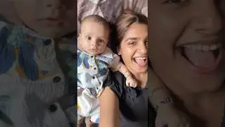 4 months old baby following the trend!😳