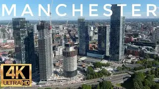 Manchester City Centre Autel Evo 2 4k Drone Video #manchester