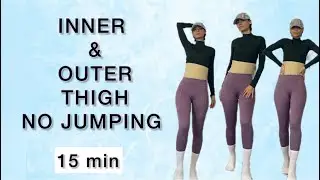 Slimming inner & outer thigh in 2 weeks /no equipment /لاغر کردن ران‌ها در دو هفته /@farzanefit 